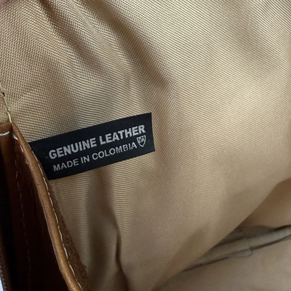 Colombian Convertible Backpack British Tan Leather Small Sling Chic Brand New